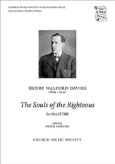 The souls of the righteous SSAATTBB choral sheet music cover